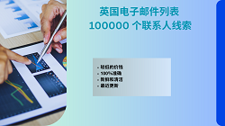 英国电子邮件列表 100000 个联系人线索